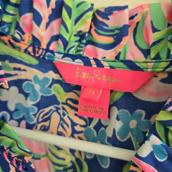 Colorful Floral Women's Top - Picture 2 of 6